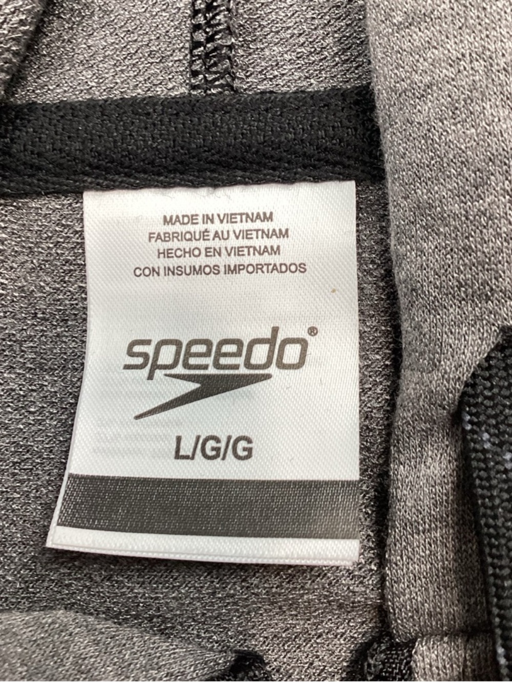 Speedo Hooded Front Zip Swim Cover Up Sun Protection Large NEW! Retail $65 - Picture 5 of 11